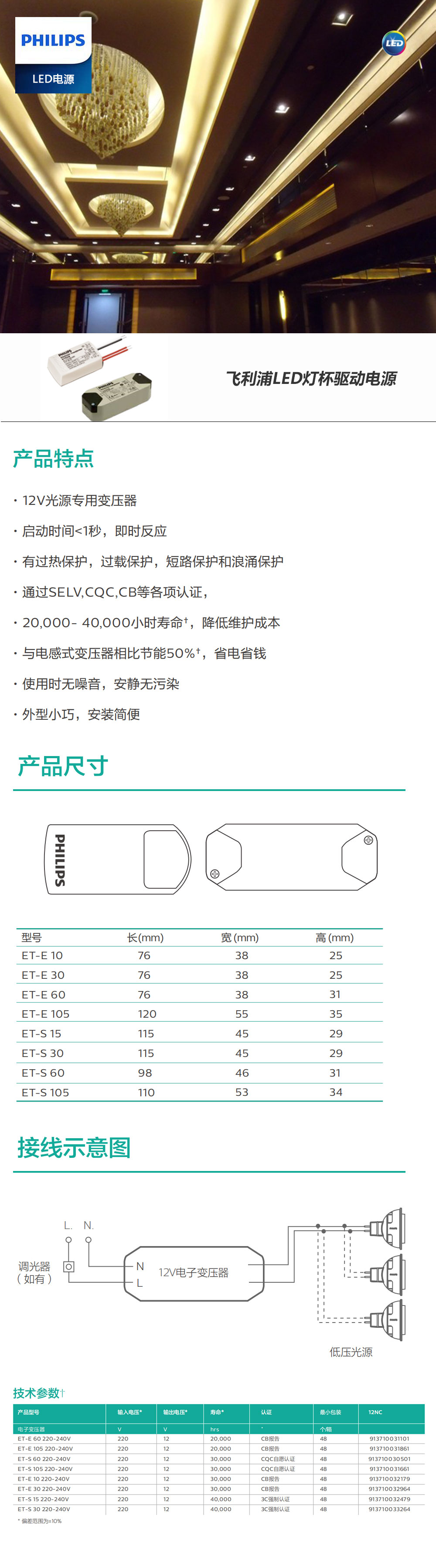 飞利浦LED灯杯驱动电源-.jpg